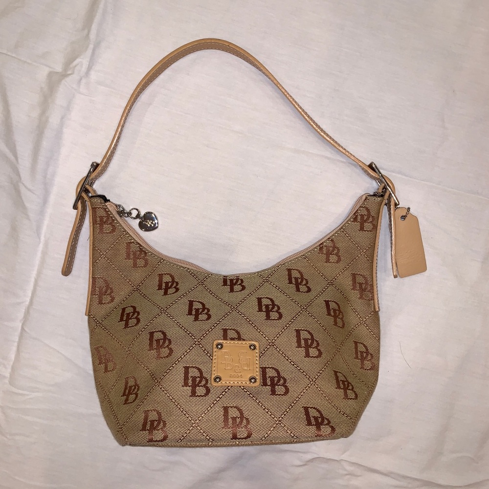 Dooney and Bourke 2004 Tan Monogram Handbag